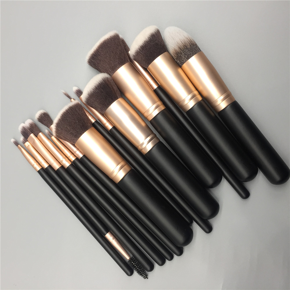 14 stücke Make-Up Pinsel Set für foundation pulver